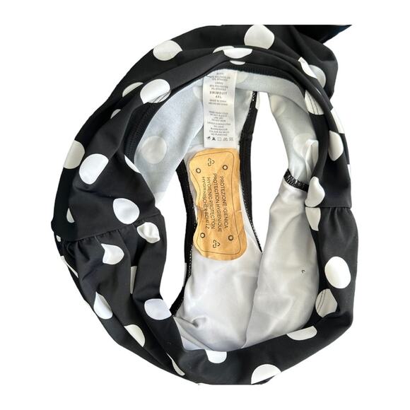 Retro Bikini Bottom High Waist Ruched Sides 4X/ Fits like a XL New without Tags - Picture 6 of 8